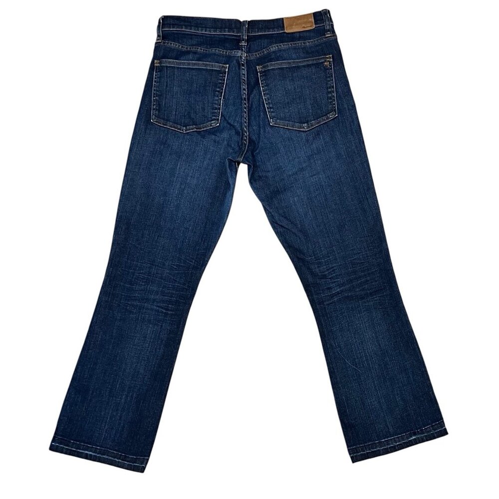 madewell Women’s Jeans Size 28 cali demi boot Mid Rise Blue Zipper Stretch - Picture 2 of 15